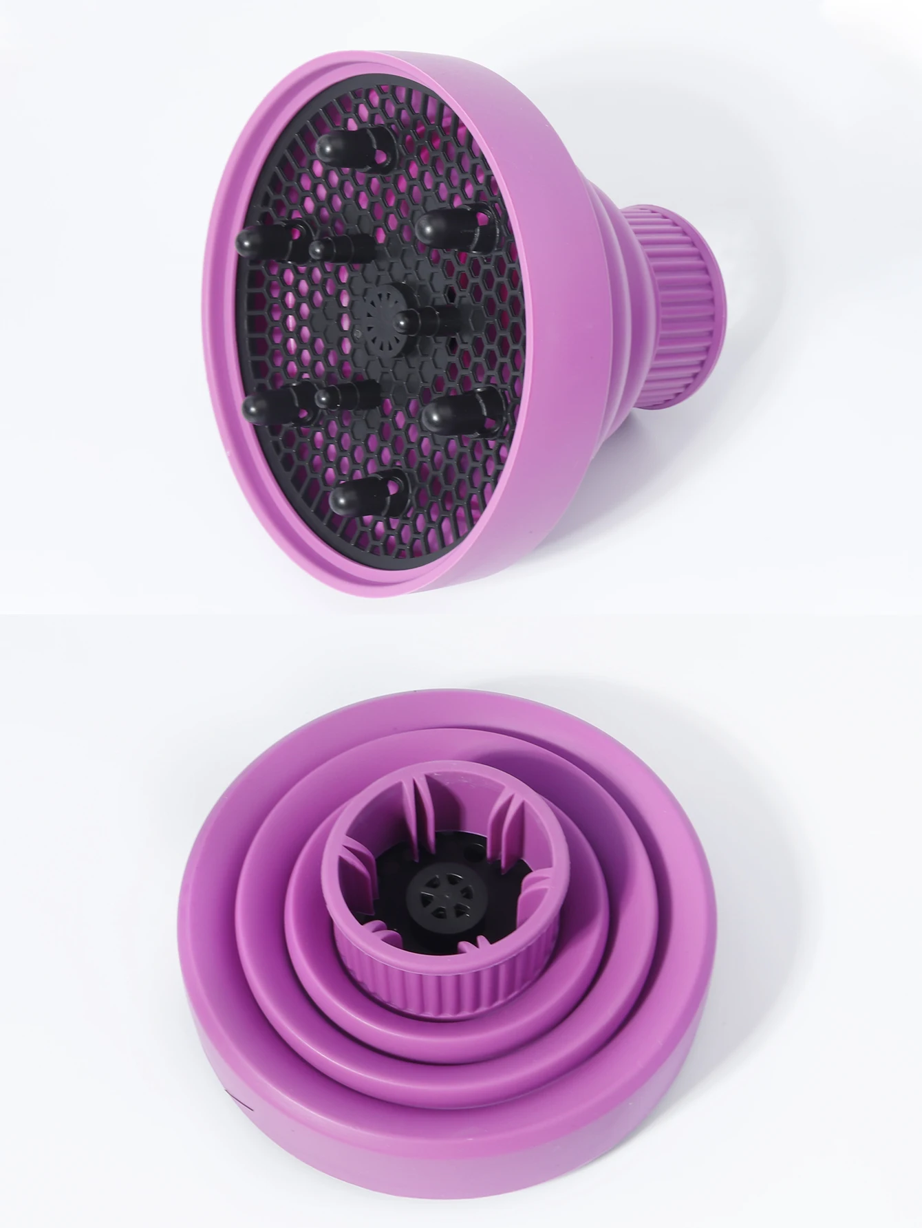 1 silicone hair dryer cap, suitable for hair dryers with an outer diameter of 3.5 cm to 5 cm, used for styling and curling hair image 3