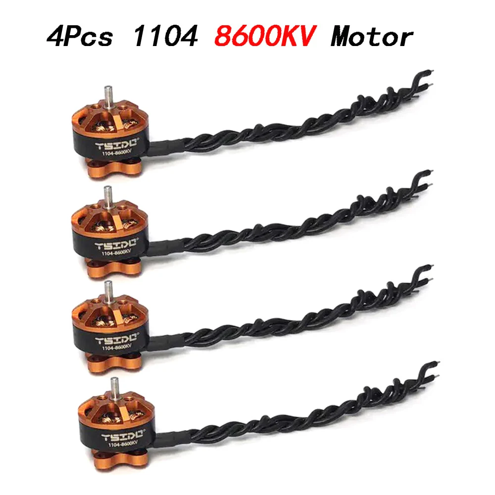 YSIDO 4 Stück bürstenloser Motor 7500 1,5/8600kv 110mm Welle für RC Drohne 90-mm fpv Racing Multi rotor Quadcopter Alpha A75 Beta75x Crux3 4