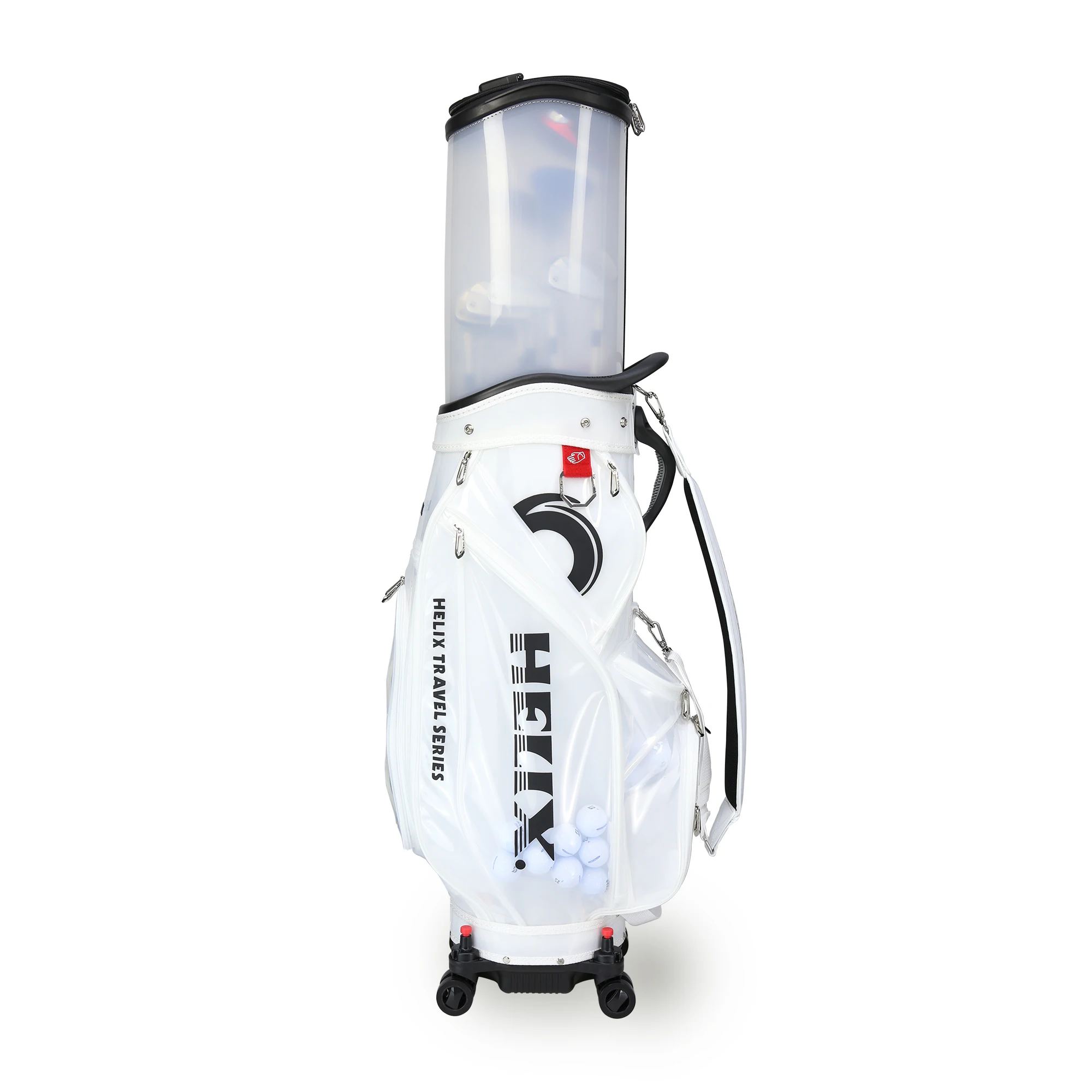 HELIX Waterproof TPU Golf Travel Bag with Wheels and Retractable Top Cover