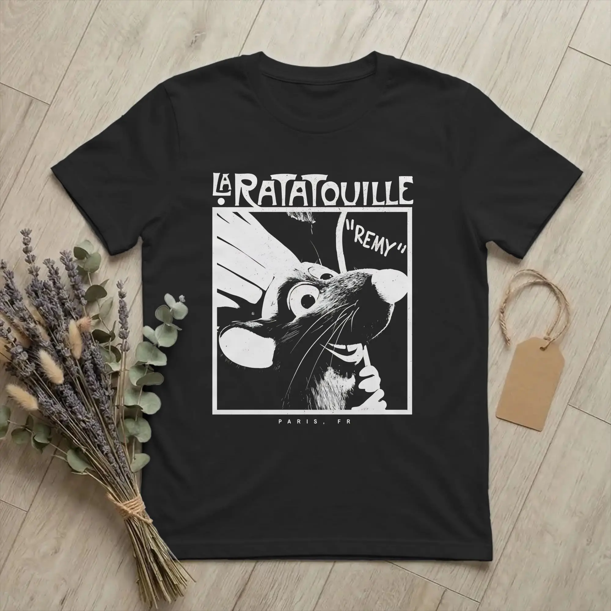 Chef Remy  Comfort Colors  T Shirt Men Women Cotton Funny T-Shirt Crewneck Ratatouilles Tee Shirt Short Sleeve Clothes