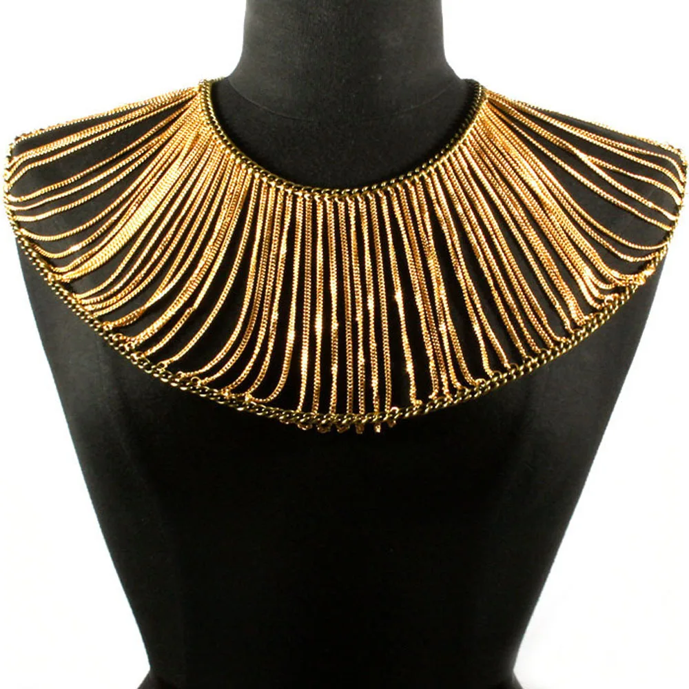 SL7 European street auction shawl cape necklace, quality hot-selling body chain women's jewelry