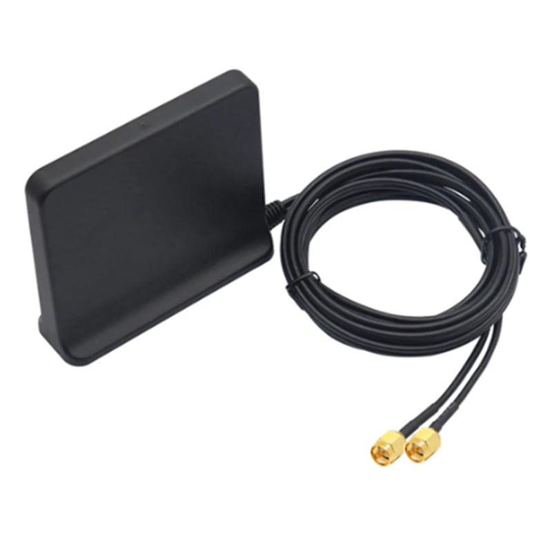 

2X Signal Boost 5G 4G LTE 3G GSM Mimo Aerial High Gain 12Dbi 600-6000Mhz External Omni Wifi Antenna(With Ts9 Adapter)