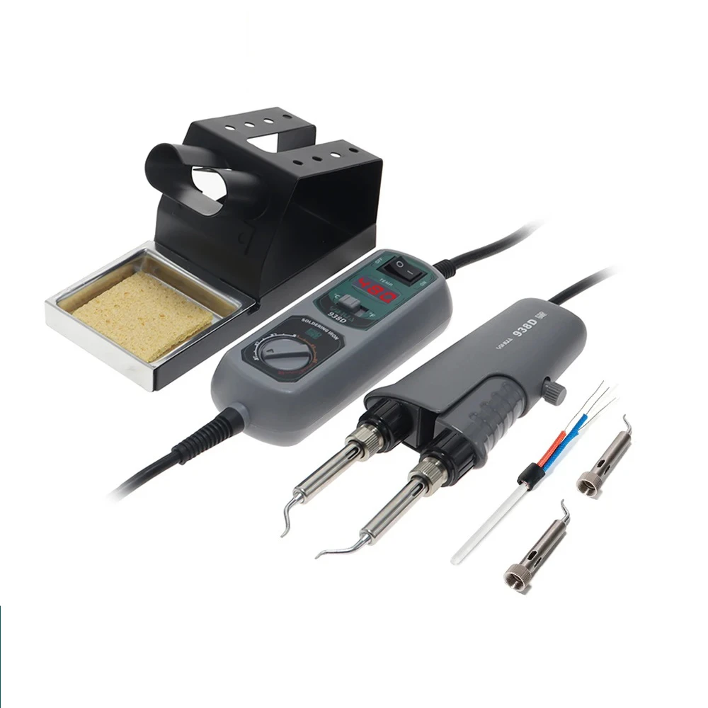 YIHUA 938D Портативный горячий пинцет Мини-паяльная станция Горячий пинцет для инструмента для ремонта BGA SMD