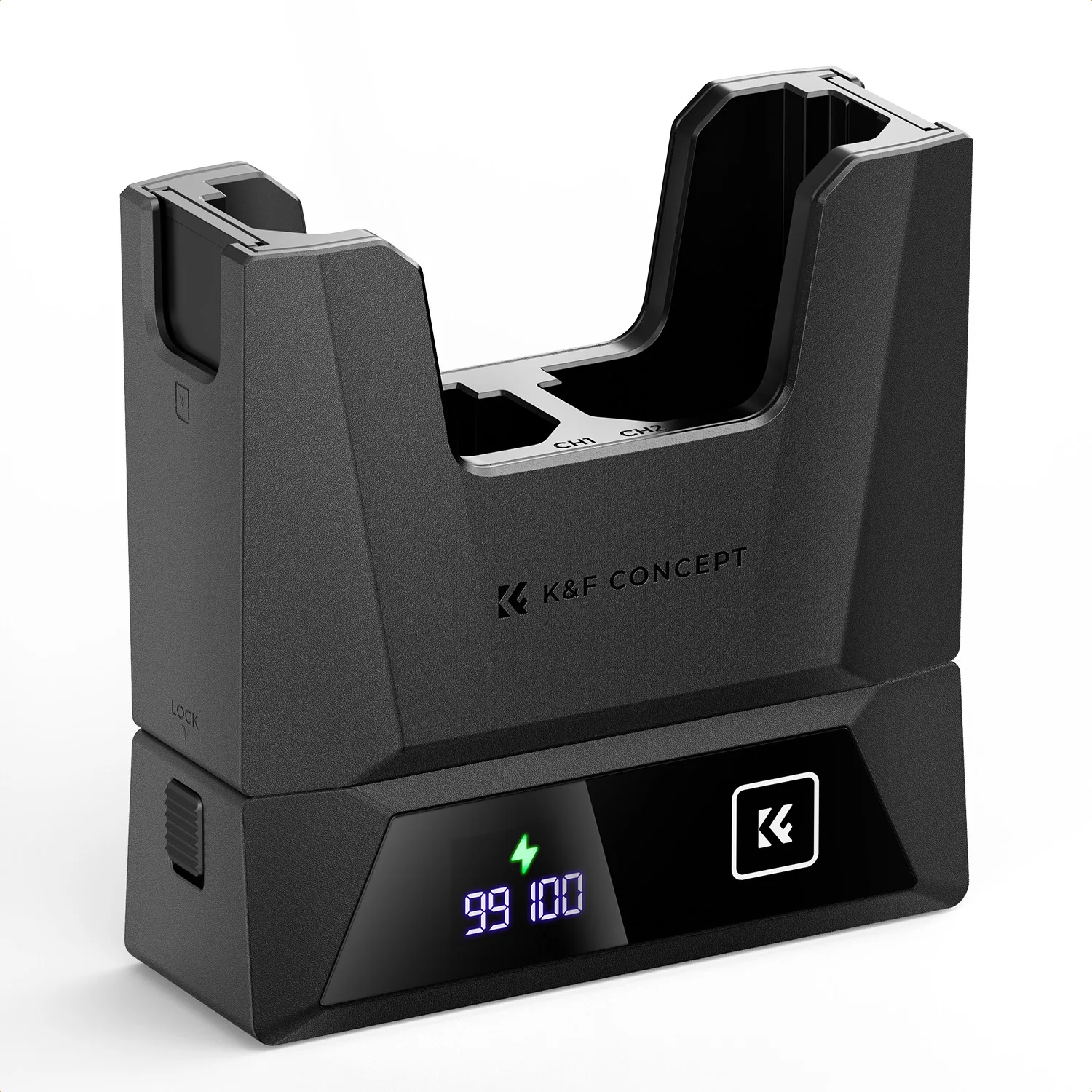 

K&F Concept NP FZ100 18W PD Fast Charger 2 Slots Type C for NP-FZ100 Battery for Sony A9 A7M4 A7R5 A7C ZVE1 A6700 A7III A7