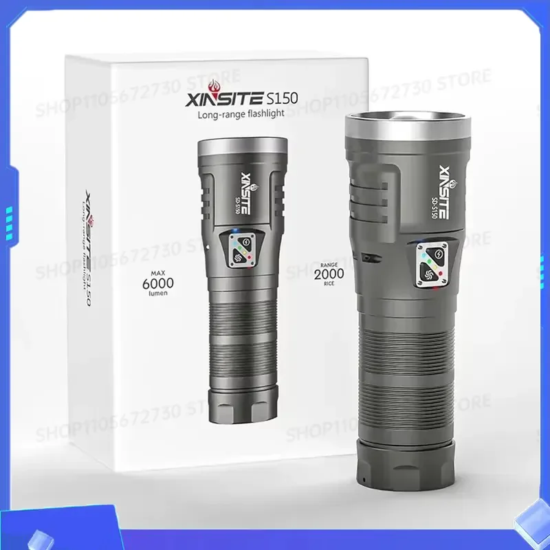 for Z 2026 Outdoor Endurance Lighting Searchlight White Laser Zoom Long Range Waterproof Type C Charging Handheld Lamp