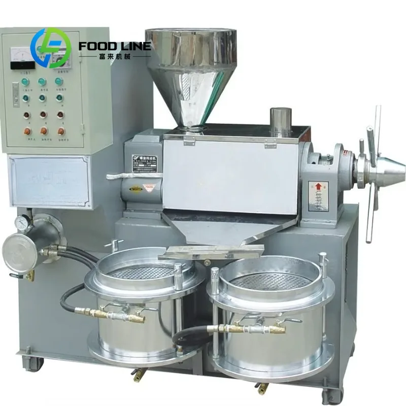 Customize Crazy Sale Commercial Oil Press Machine with Vacuum Oil Filter for Sunflower Seed and Walnut Oil Pressing
