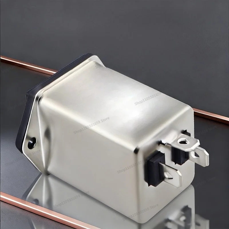 For Power Filter CW2A 2C-6A10A-T Socket IEC Double Safety Switch with Lamp Three-in-one Purification Interference