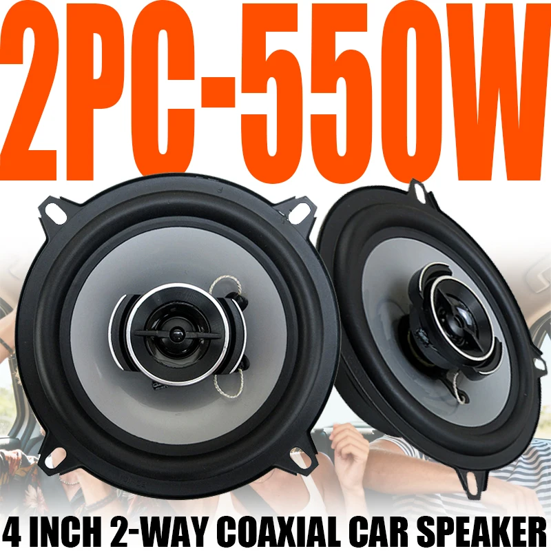 

5 Inch HiFi (2x 550W) Car Coaxial Speakers Automotive Audio Music Stereo Subwoofer Full Range Frequency Car Speaker Woofer