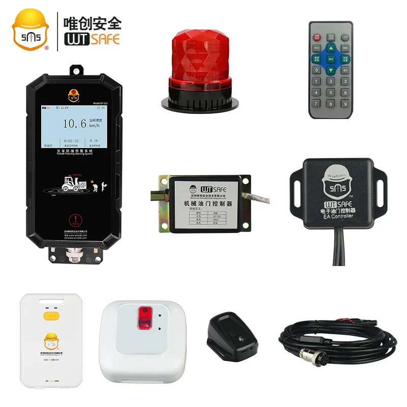 Warehouse forklift and pedestrian safety alarm system anti collision sensor for forklift