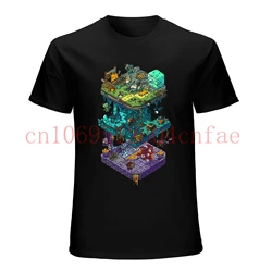 Dungeons and Isometric Dragons T-Shirt Short Sleeve Cotton T-shirt Women Men