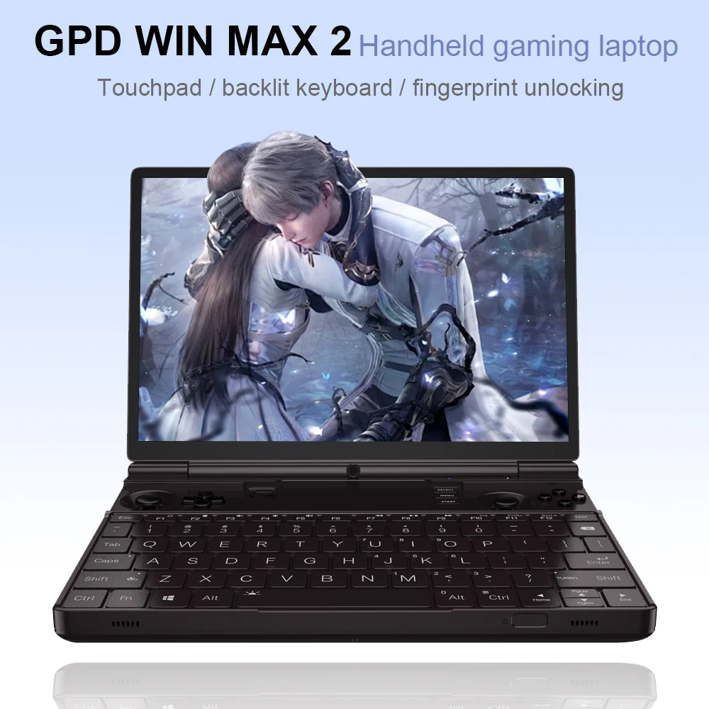 GPD WIN MAX 2 10.1 Inch AMD AI 9 HX 370 Handheld Mini Laptop 64GB RAM 2TB SSD LPDDR5 Ultra-Portable Computer for Business