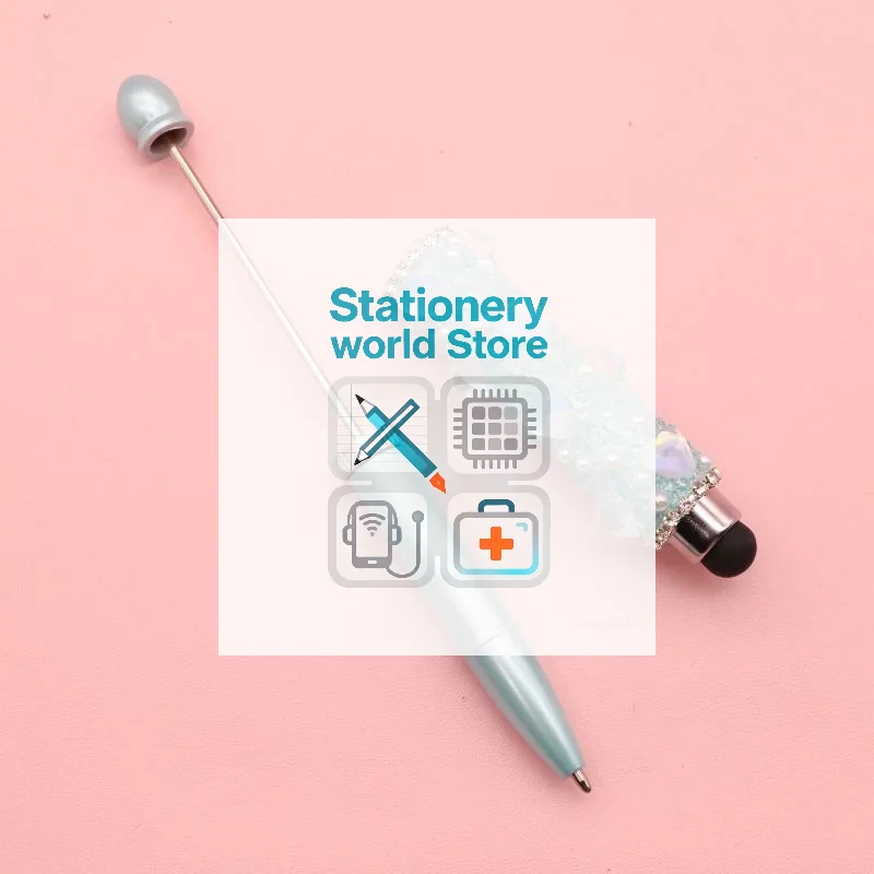 

Многофункциональная шариковая ручка с бусинами, емкостная сенсорная шариковая ручка для письма, офисные учебные принадлежности, ручка с сенсорным экраном, подарок