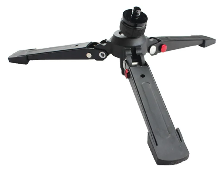 Imagem -06 - Suporte de Vídeo Universal Monopé Base Monopod Tripé Manbily Mini Três Pés Suporte para Dslr Monopé Interface Parafuso Htt-h21