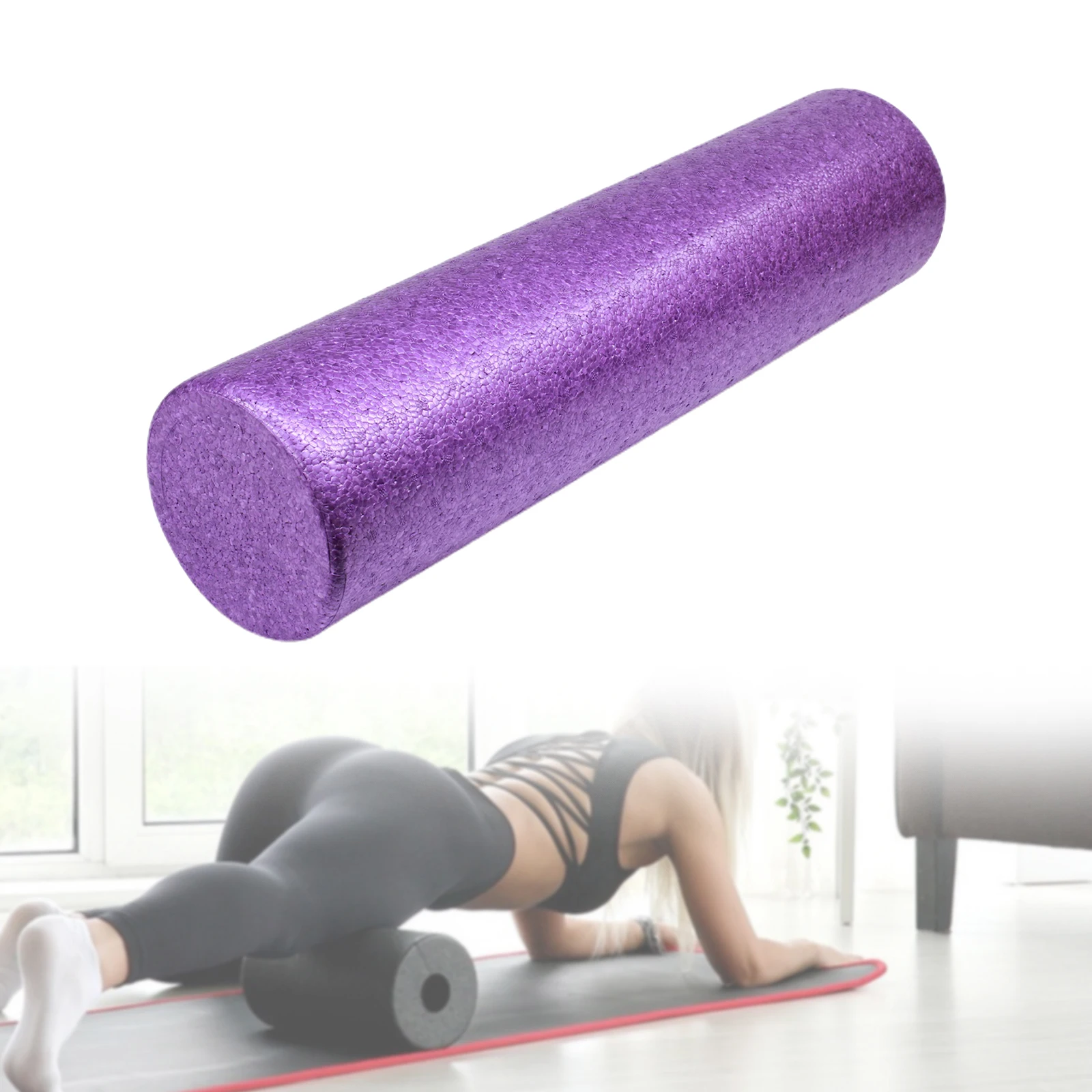 Yoga Column Roller Lightweight Foam Roller Neck Firm Post Workout Muscle Recuperation Muscle Massage for Pilates Exercise Worker