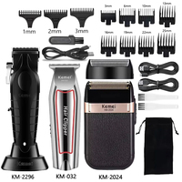 Kemei Hair Clipper KM-2296 KM-032 KM-2024 Kit Men's Electric Shaver Hair Trimmer Machine Professional Hair Cutting Machine