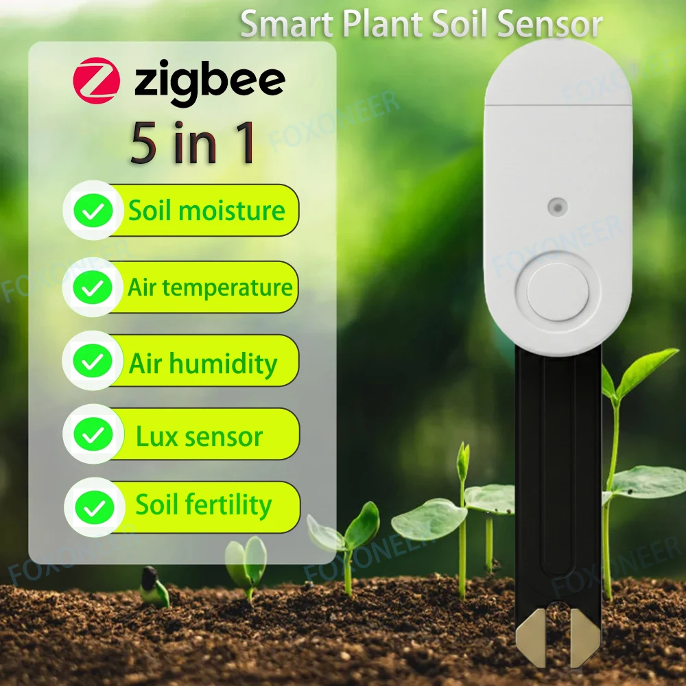 Smart Garden Home Assistant - Zigbee 3.0 Akıllı Toprak Test Cihazı