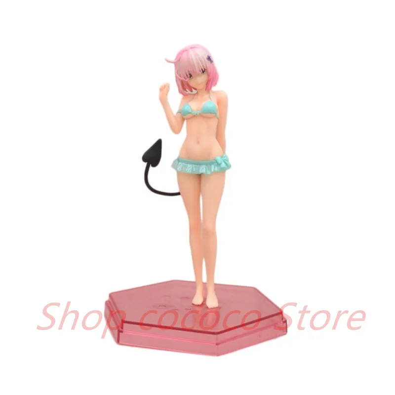 Anime To Love-Ru Darkness Momo Belia Deviluke Swimsuit Ver. PVC Action Figure Game Statue Collectible Model Kids Toys Doll Gifts