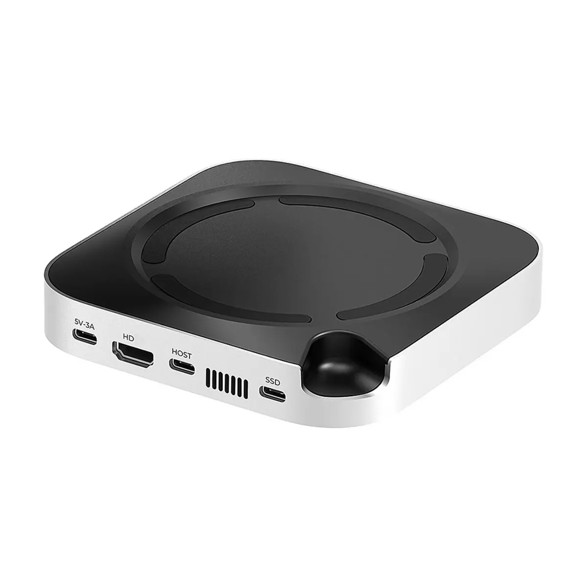 Welcome Deal-For Mini /M4Pro Docking Station 9in1 10Gbps SSD 4K -Compatible Dual-Channel 10Gbps USB 3.2 PD100W