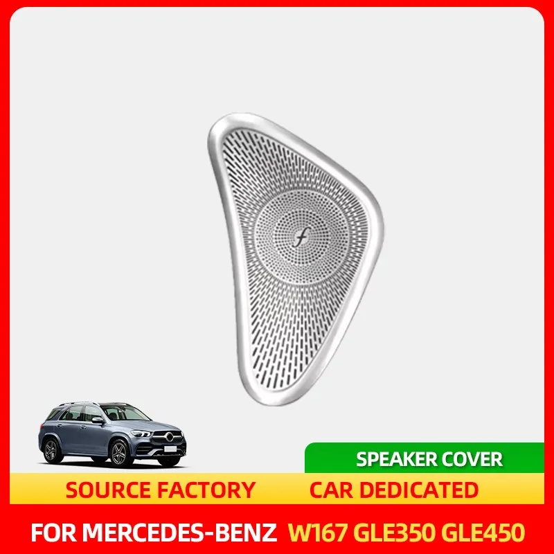 

Interior Stickers For Mercedes-Benz W167 GLE350 GLE450 modified trunk speaker cover interior audio protection cover 2020+