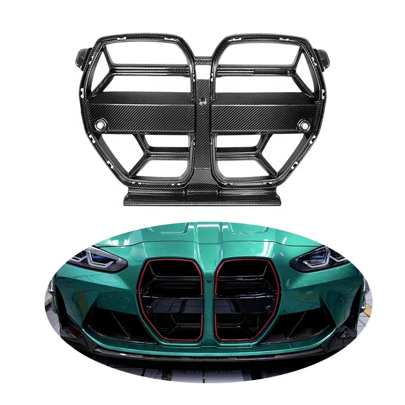 

Suitable forBMW G80 M3 G82 M4 Body Kit CSL Type Dry Carbon Fiber Front Bumper Grille