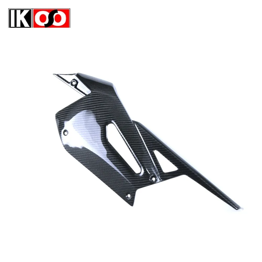 3K Carbon Fiber Chain Guard Belt Cover Protector Fairing Motorcycle Accessories Chainguard for Aprilia RS660 Tuono 660 2021-2024