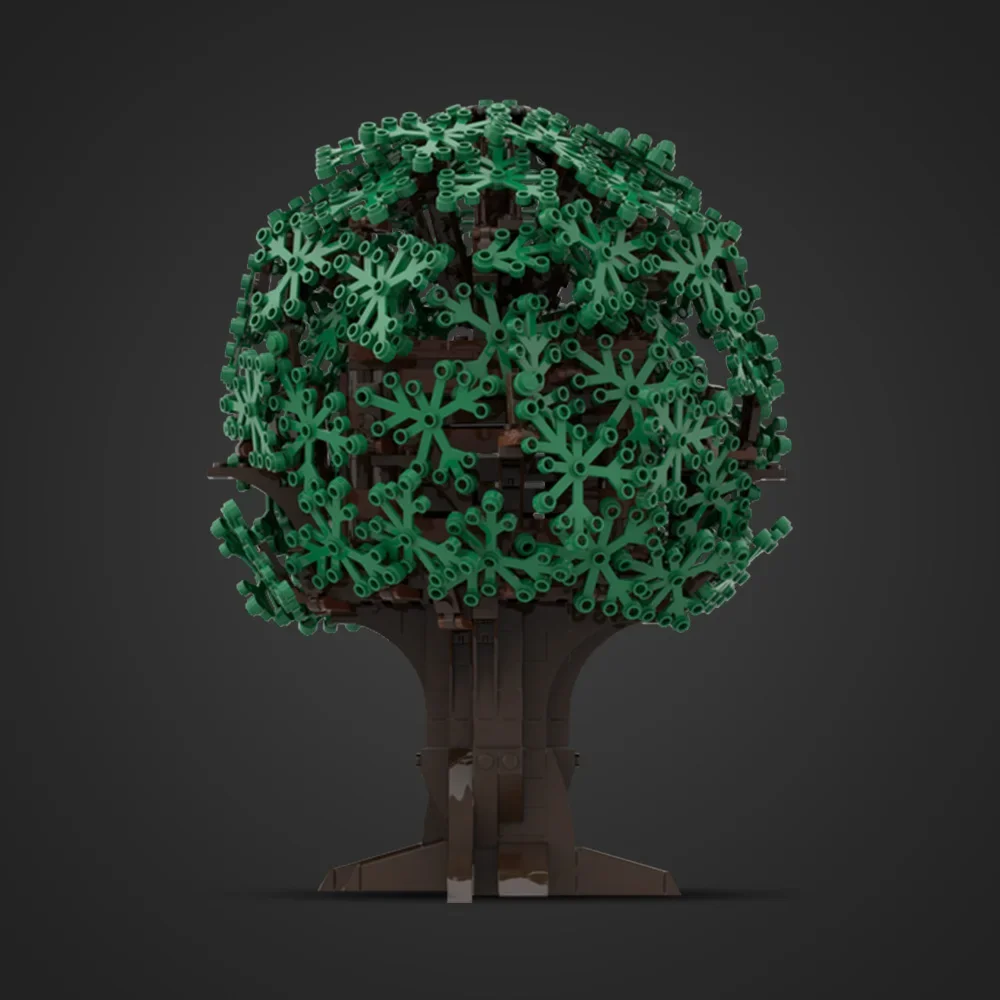 MOC 映画シーンヴィラガーデンツリーバートスツリーハウスビルディングブロックモデルストリートビューレンガ diy 組み立ておもちゃ子供のギフト