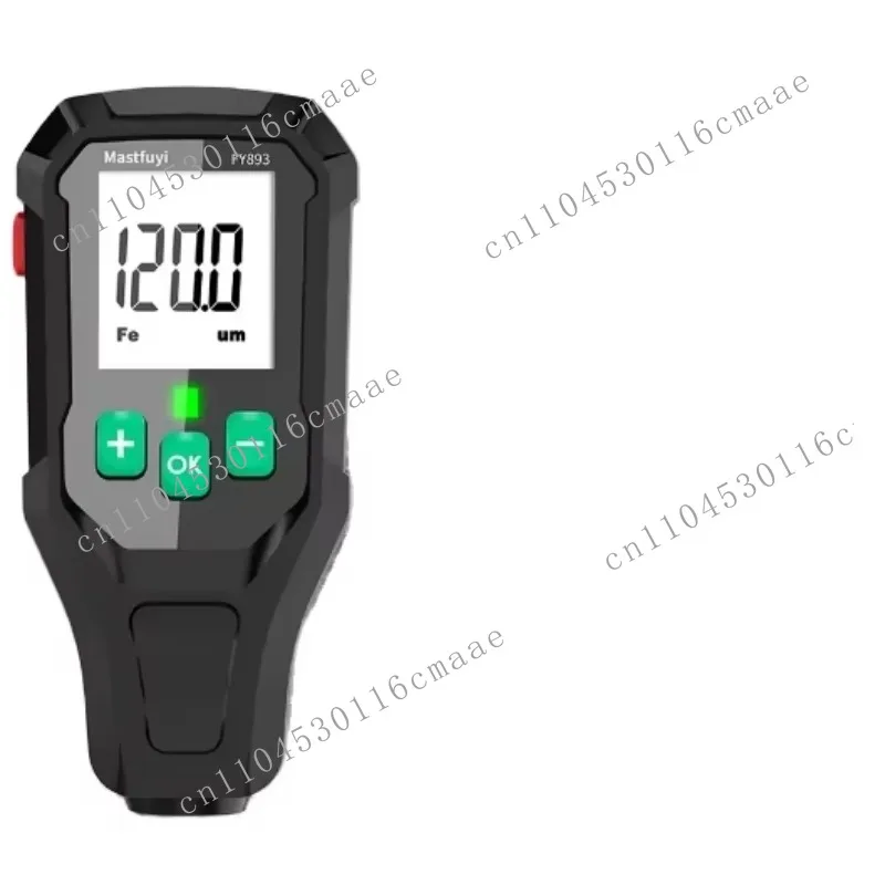 Digital coating thickness gauge Automatic calibration Substrate identification Non-destructive automotive paint tester IP67