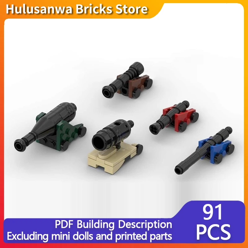 

Military Cannons V2 Model MOC Building Bricks War Equipment Modular Technology Gifts Holiday Assemble Children Toys Suit