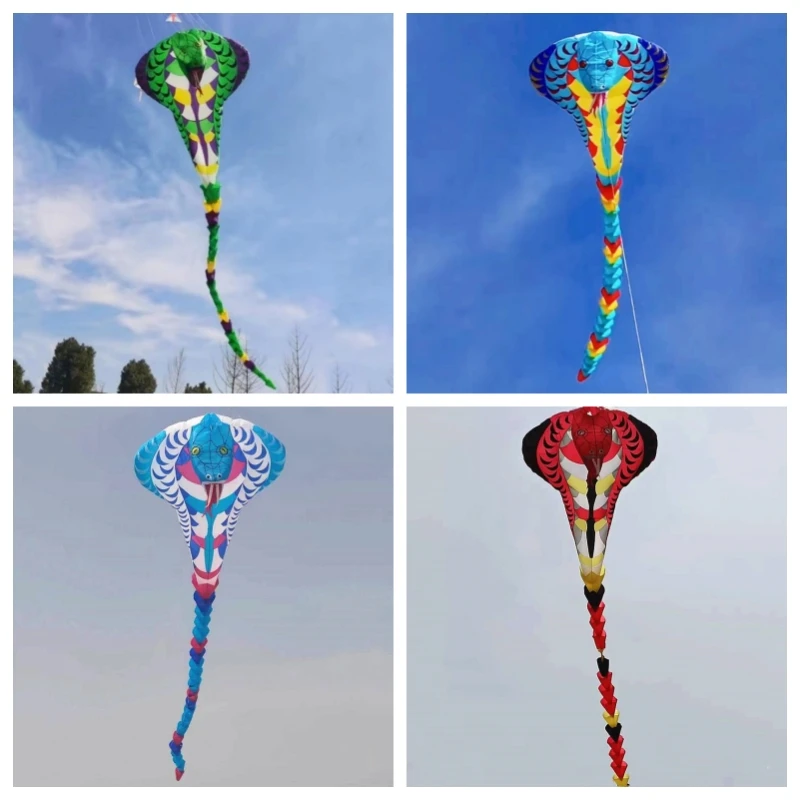 20m Large kites flying snake kites pendant nylon kites show kites factory Inflatables rubber snake windsurfing professional kite