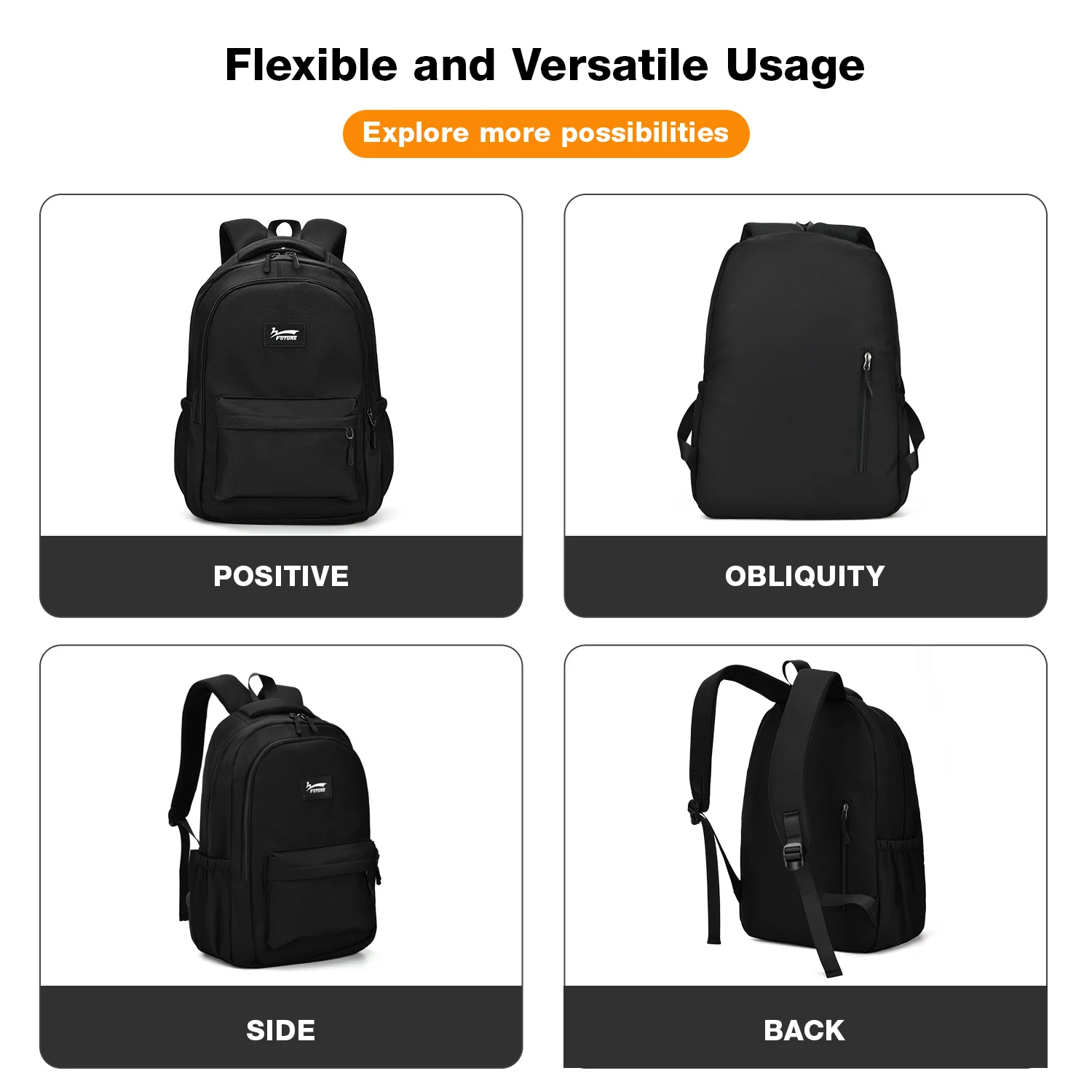 HOT 2023 YaKs Brand New Bag Sports Leisure Series Backpack Unisex Oxford Fabric Backpack No Machine Washable