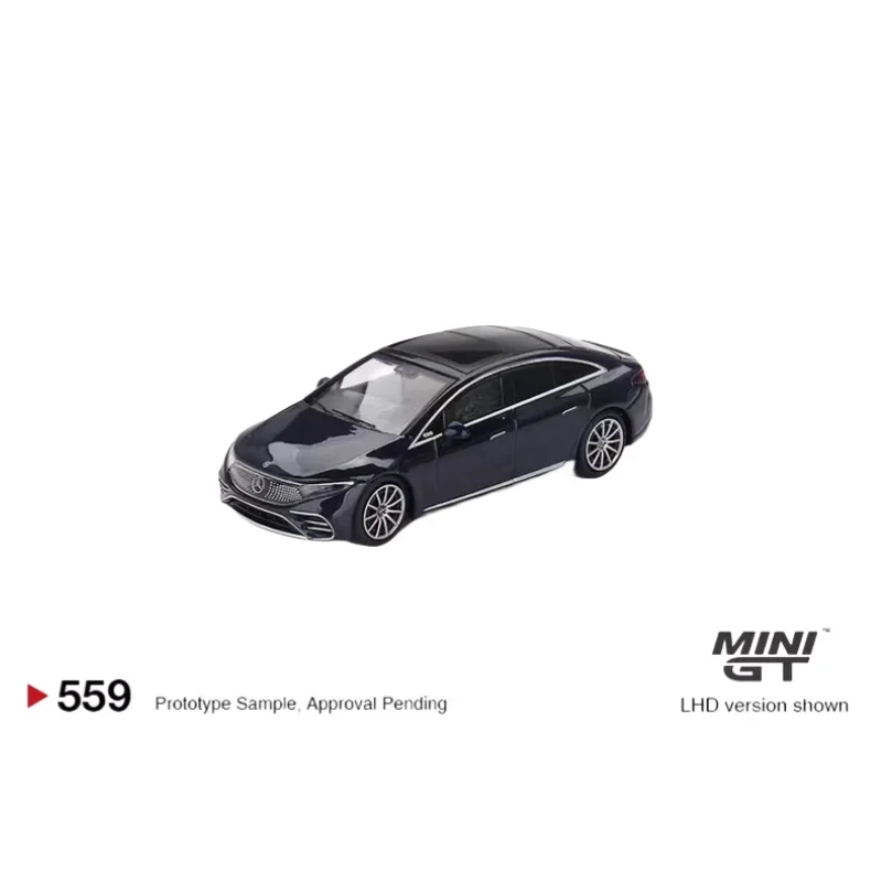 MINIGT 1:64 Mercedes-Benz EQS580 #559 alloy car model, boys' toys, adult collection pieces, children's holiday birthday gifts