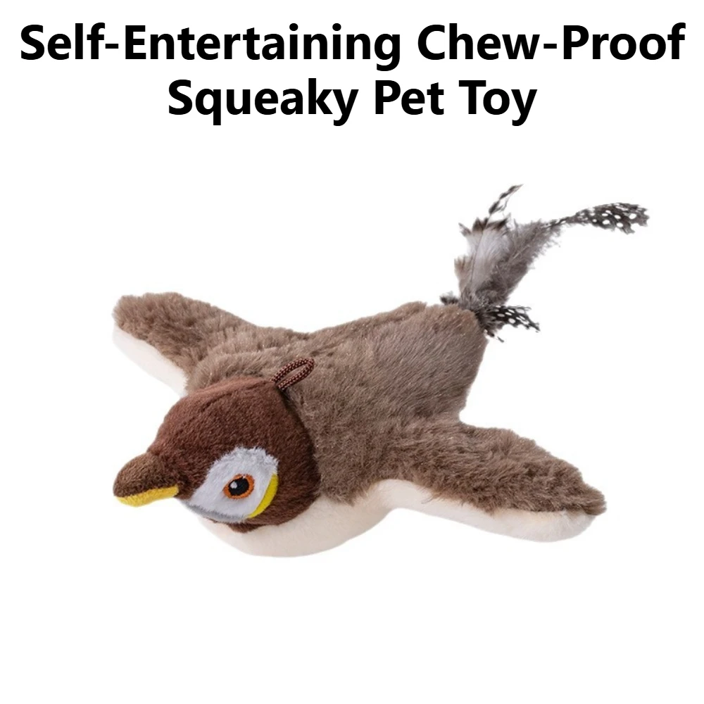 

Interactive Squeaky Shaking Dog Toy for Small Dogs Puppies Teacup Breeds Washable Chew Proof