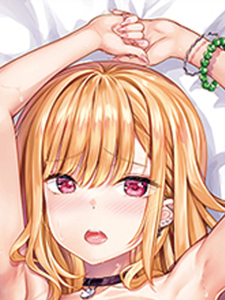 Dakimakura Anime Pillow Cover Marin Kitagawa Double Sided HD Print 2WAY Life Size Anime Body Pillowcase Gifts