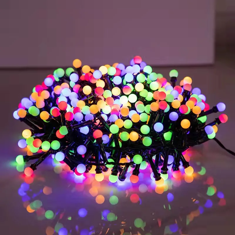 Led Globe Bal Kerstverlichting Buiten Waterdicht Vuurwerk Slinger Lichtslinger Verlichting Voor Feest Bruiloft Tuin Patio Decor