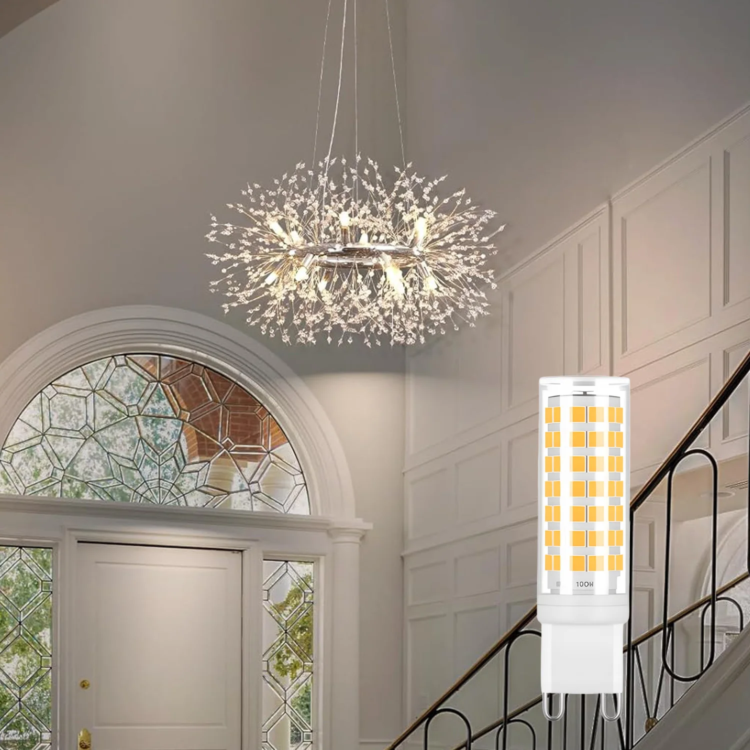 Dimmable G9 LED Lamp No Flicker AC220V 110V 5.5W LED Light Bulb super bright Chandelier LED Light replace 70W Halogen Lamp