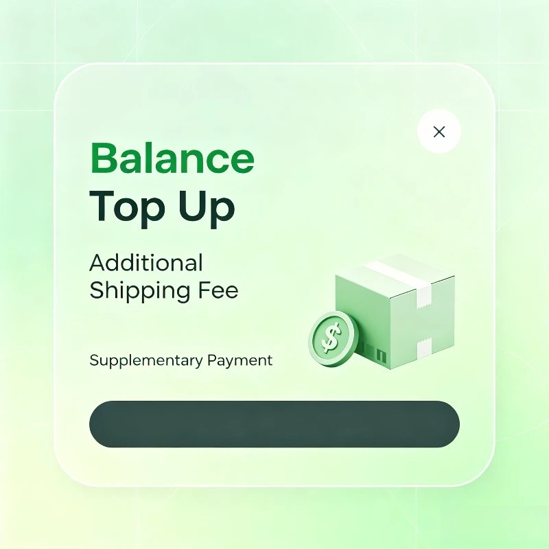For Shipping Surcharge Top Up | Extra Balance Payment
