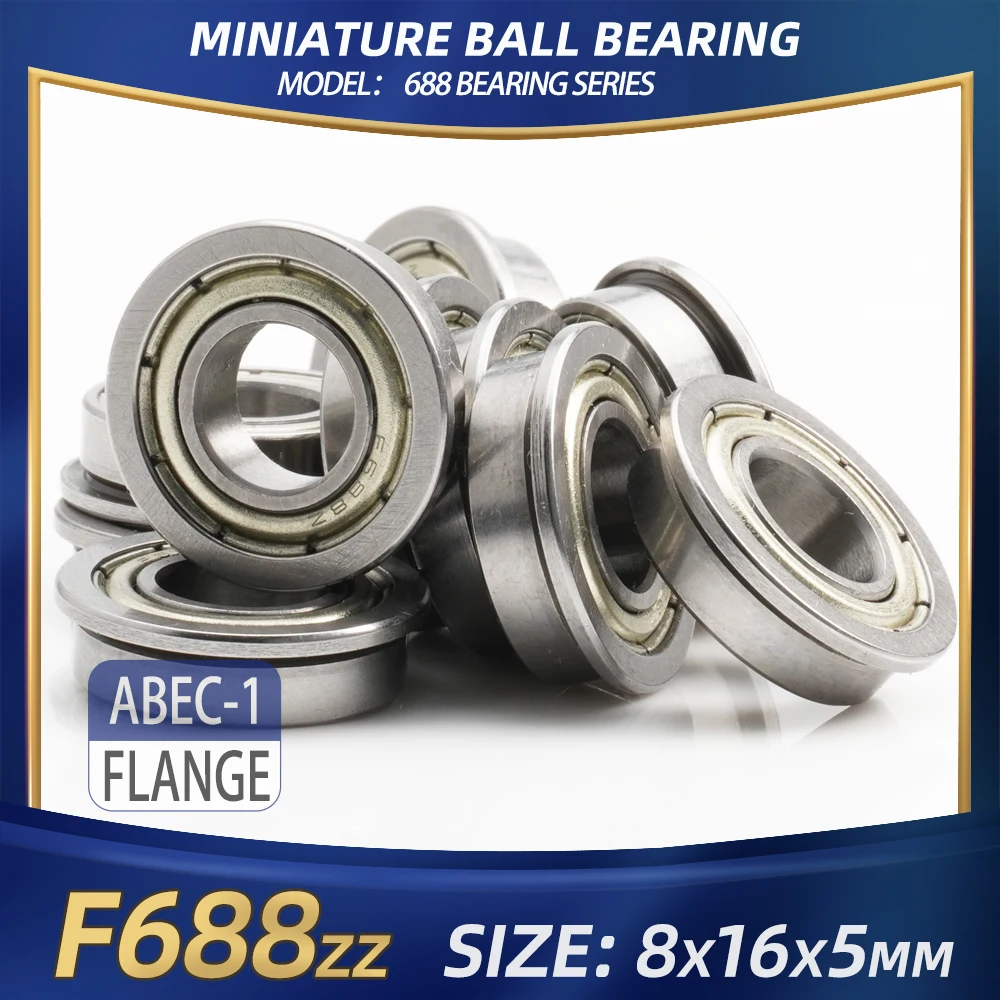 FUSHI 688 2RS Bearing 8x16x5 mm 10Pcs 688RS 688ZZ 688Open