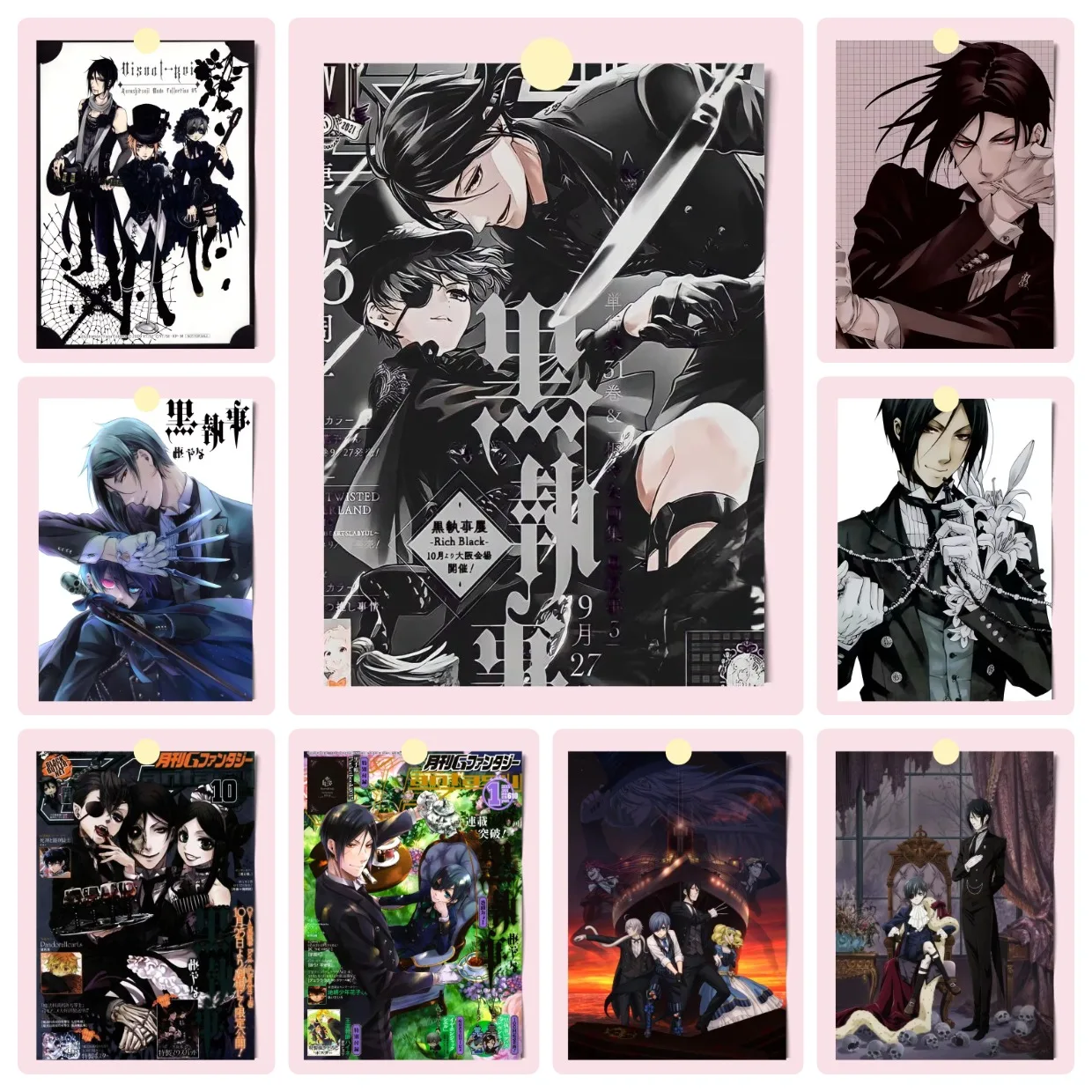 1000 Pieces Jigsaw Puzzle Anime Black Butler Sebastian Paintings Stress Reducing Toys Holiday gift Perfect for DIY Creative