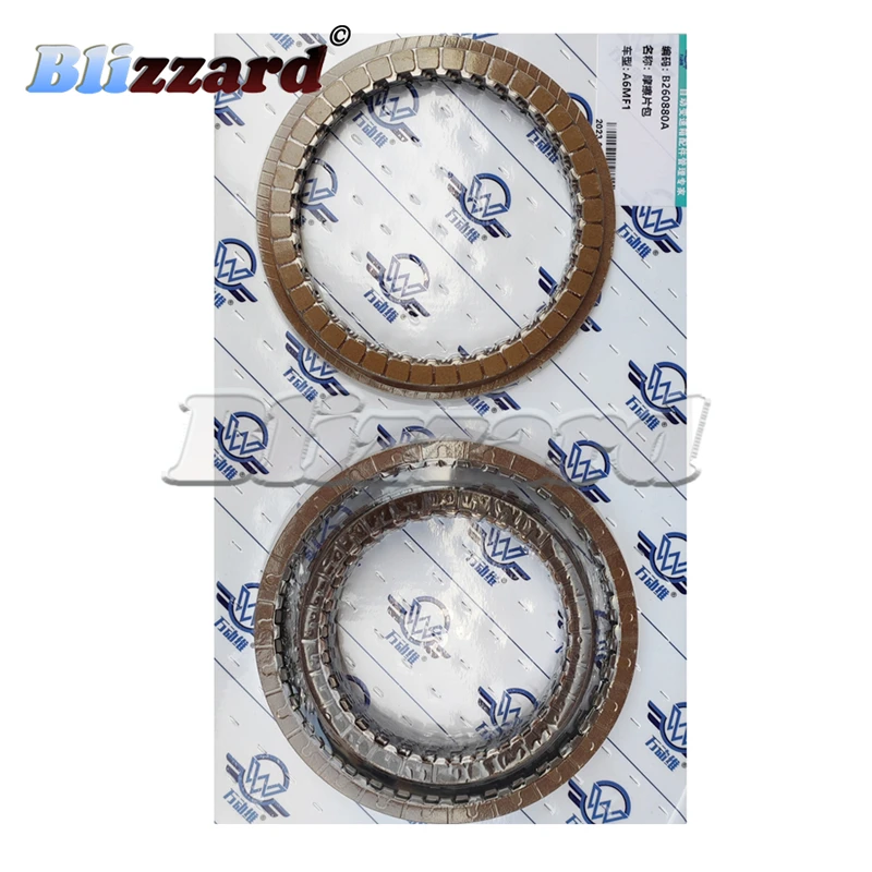 A6MF1 A6MF2 Transmission Clutch Friction Plate Kit For Kia Hyundai Gearbox 6F24