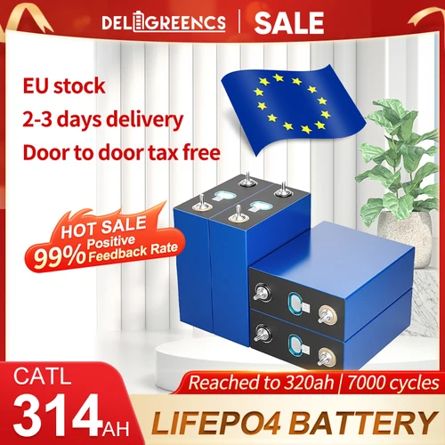 폴란드 재고 CATL314AH Lifepo4 배터리 DIY 48V 16KWH 충전식 배터리 팩 세금 무료 태양열 무료 배송 EU