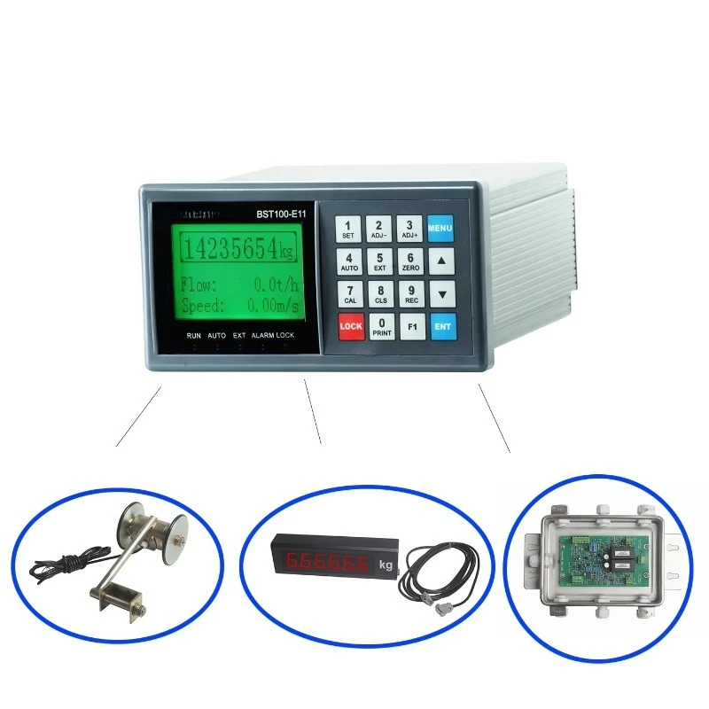 

Belt combination scale batch weighing