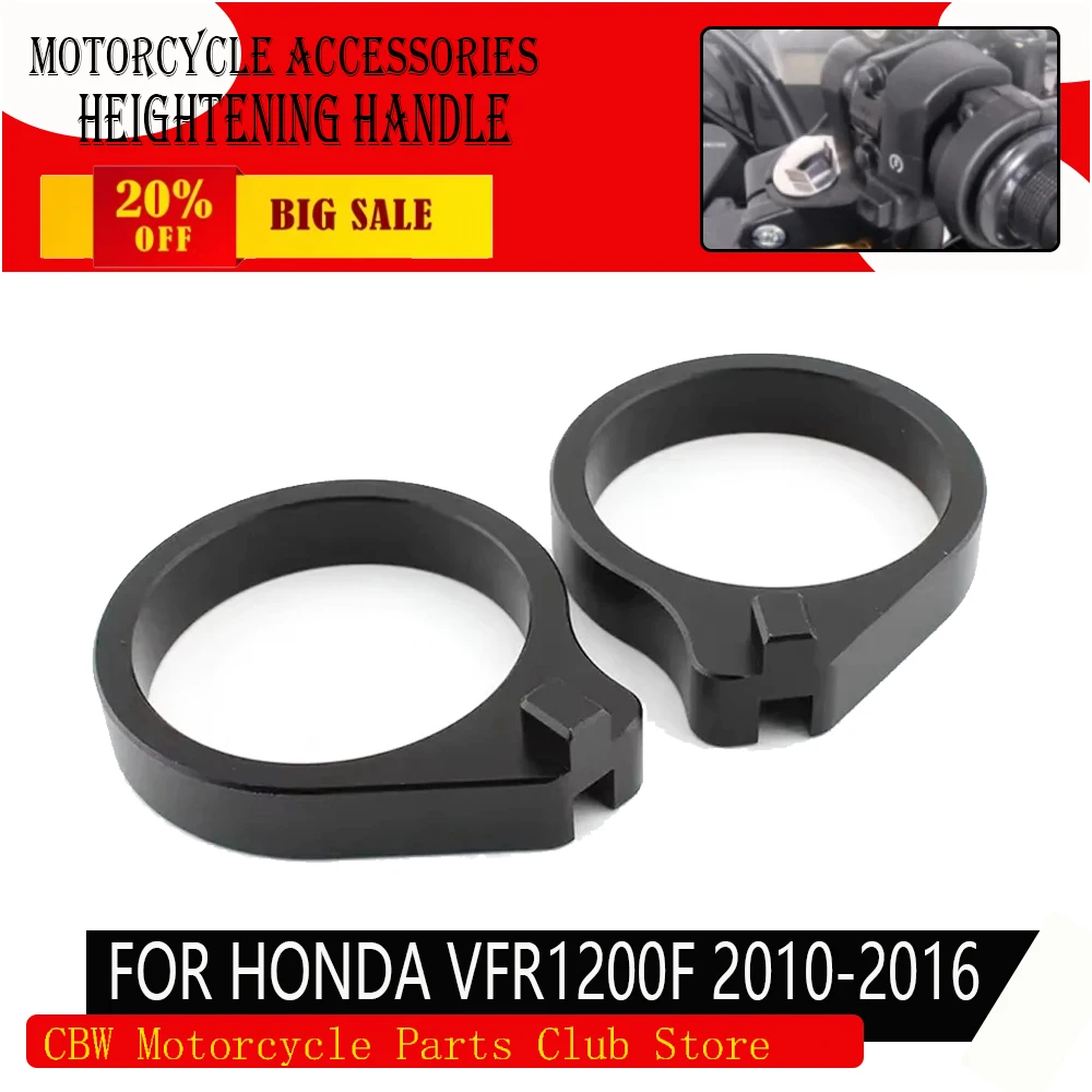 

VFR 1200F VFR1200 F FOR HONDA VFR1200F 2010-2016 Motorcycle Accessories Heightening Handle Handlebar Lifting 12MM Riser