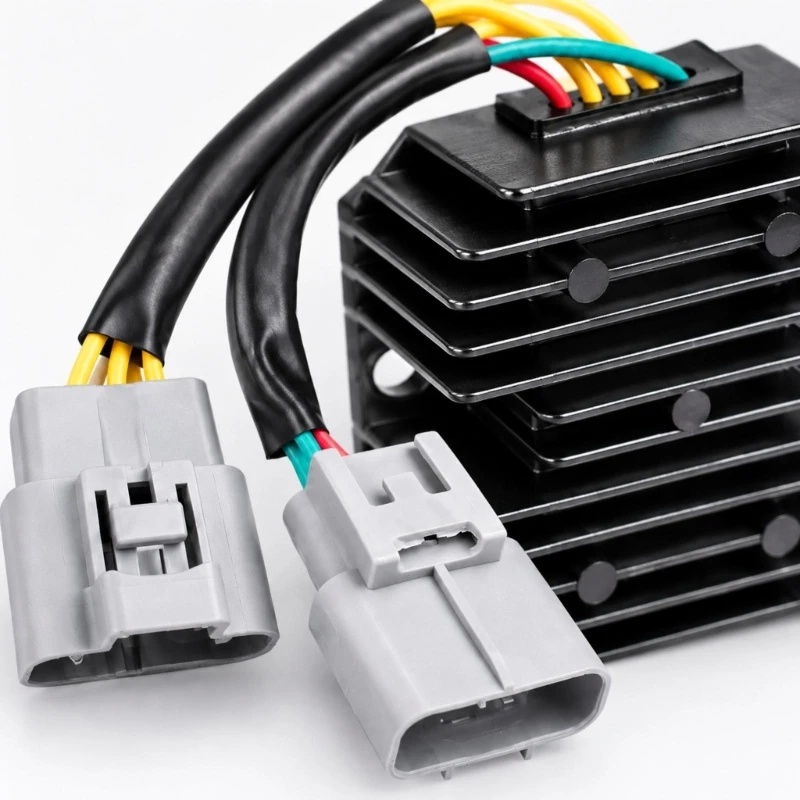 Regulator Rectifier Motorcycle Rectifier for 251 ABS 2018-2020 Model Applications, Replaces Part Numbers H9EE