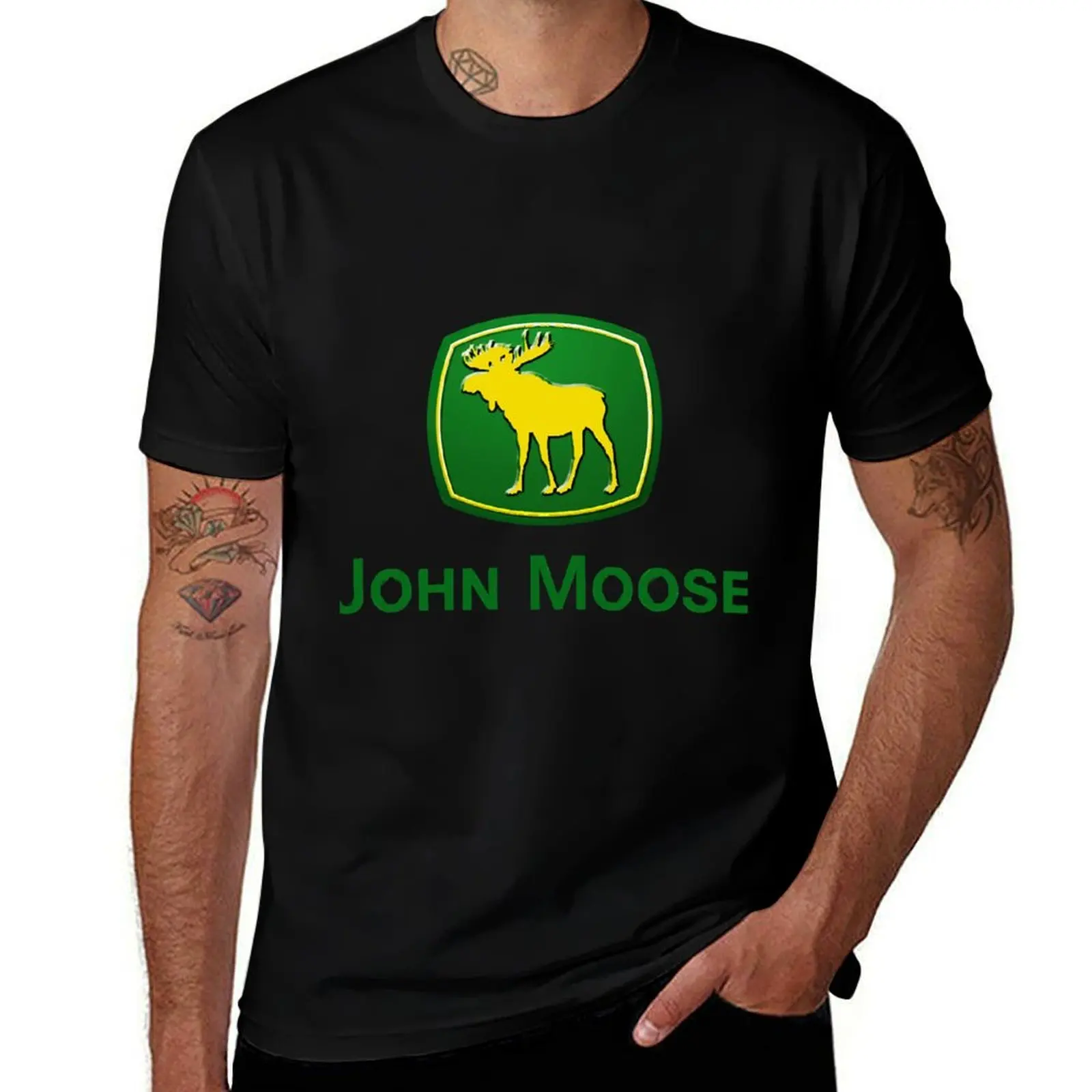 

JOHN MOOSE T-Shirt essential t shirt aesthetic clothes tees blue lock mens t shirts