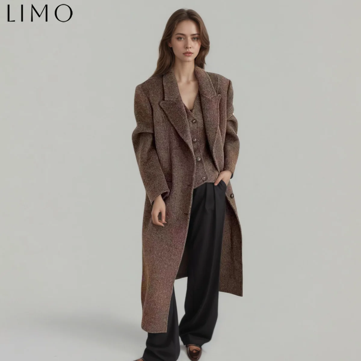 LIMO الإجابة النهائية 2025 الخريف الشتاء المرأة الصوف القطن سترة معطف تخفيف السفر ودية الزي الدافئ الأساسية خفيفة الوزن وضع