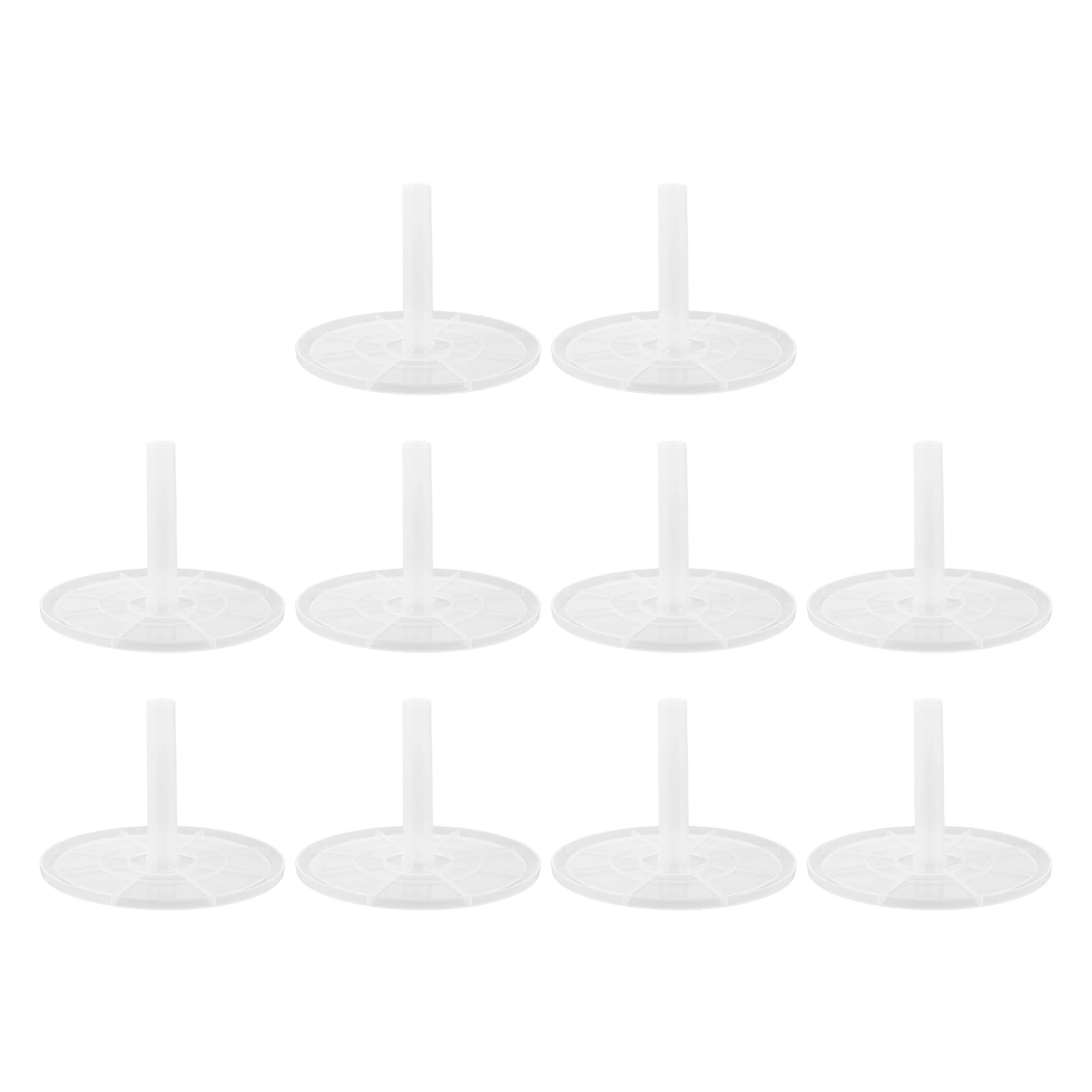 

10pcs Cd Storage Box Dvd Holder Case Portable Plastic Disc Organizer With Lid - Round Edge Dvd Storage Container For Home