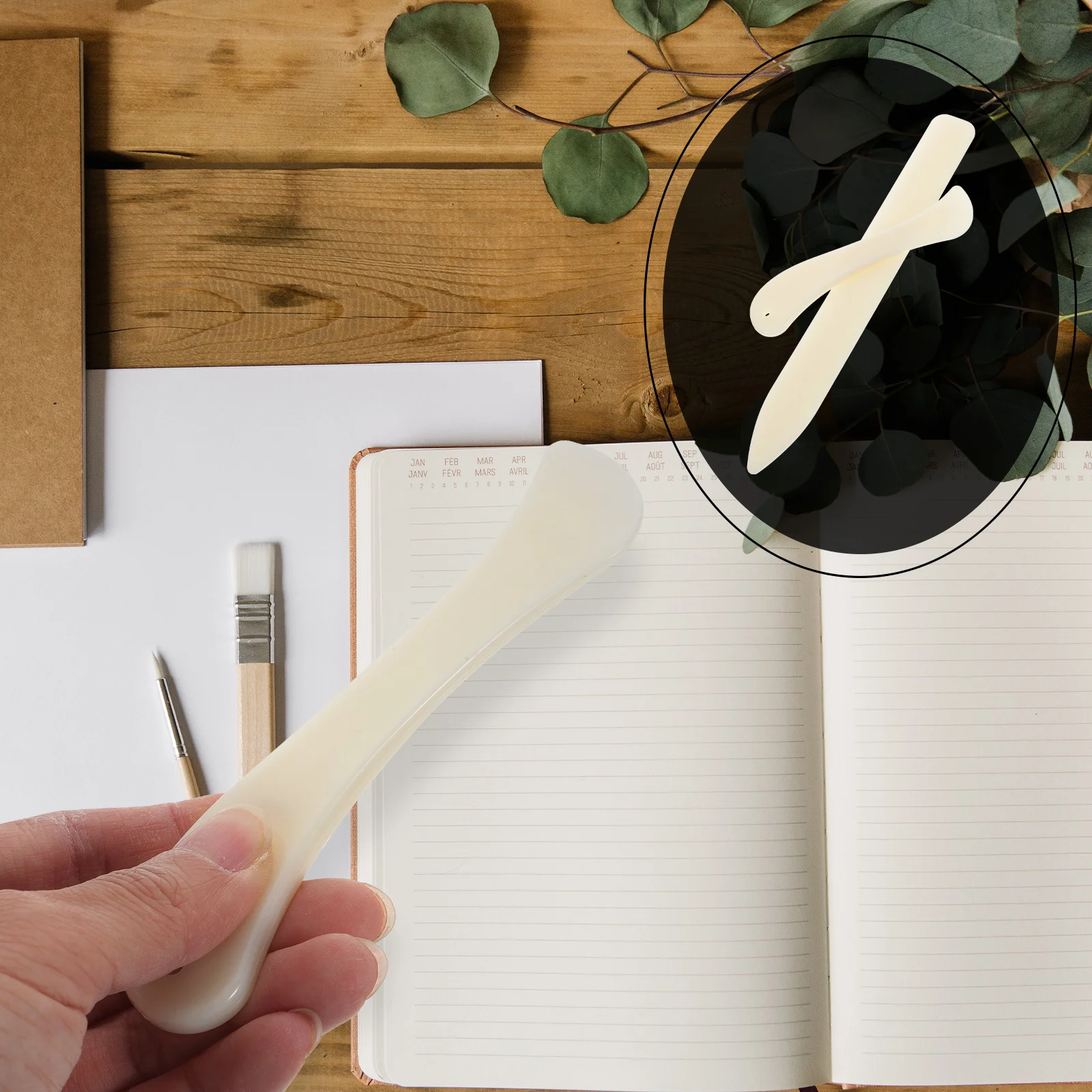 

8pcs Premium Bone Folder Tool Creaser Set for Scrapbooking Sewing Binding Crafts Cards Envelope Opener for Paper