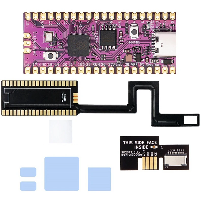 For NGC Picoboot FPC Flex Cable+SD2SP2 Adapter For Raspberry Pi Pico Flex Cable For Gamecube NGC Game Console DOL-001