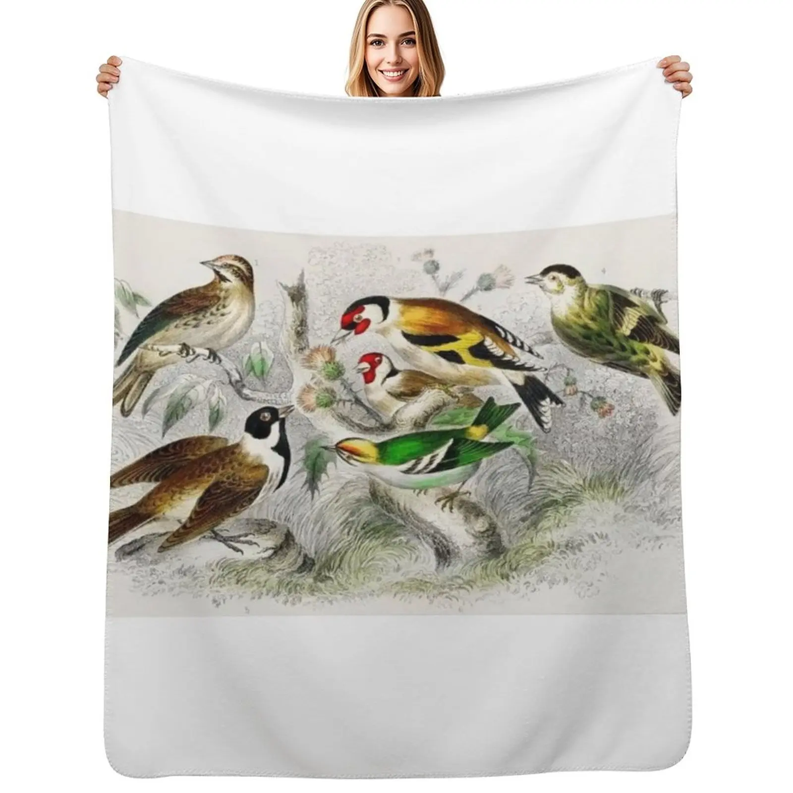 

Goldfinch Bird Throw Blanket christmas decoration sofa bed Hair Loose Blankets