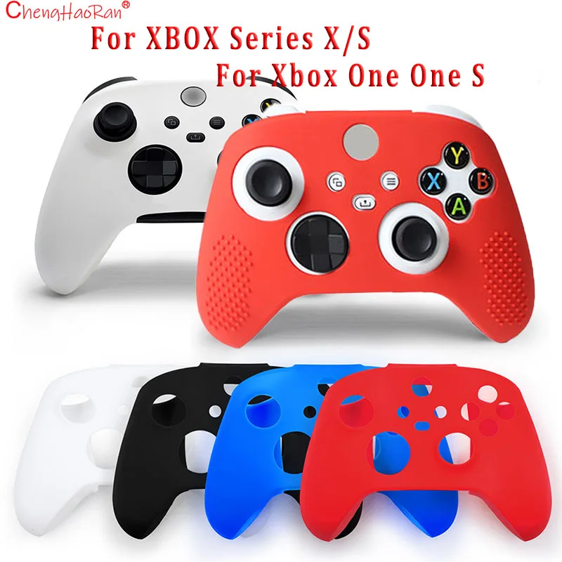 1PC Soft Silicone Cover For Xbox Series X/S Xbox One One S Controller Gamepad Cases Anti-slip Protective Skin Case